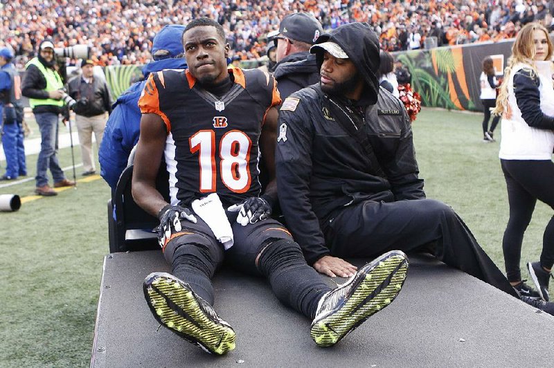 A.J. Green carted off after Bengals wide receiver injures