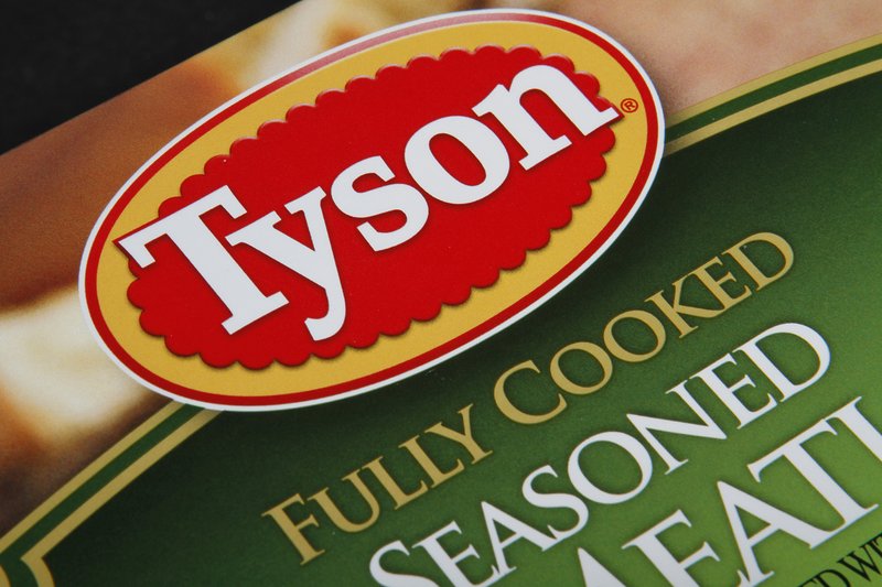 FILE - This Nov. 18, 2011, file photo, shows a Tyson food product, in Montpelier, Vt. On Monday, Nov. 21, 2016, Tyson Foods Inc. reported fiscal fourth-quarter earnings of $391 million. The results missed Wall Street expectations. (AP Photo/Toby Talbot, File)
