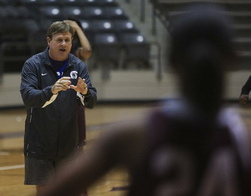 UALR women’s Coach Joe Foley and the Trojans will attempt to snap a three-game losing streak when they take on Texas A&M today at the Jack Stephens Center in Little Rock.