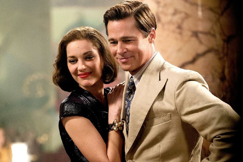 Marianne (Marion Cotillard) and Max (Brad Pitt) are spies who fall in love while working together on a covert operation in Robert Zemeckis’ World War II drama Allied.

