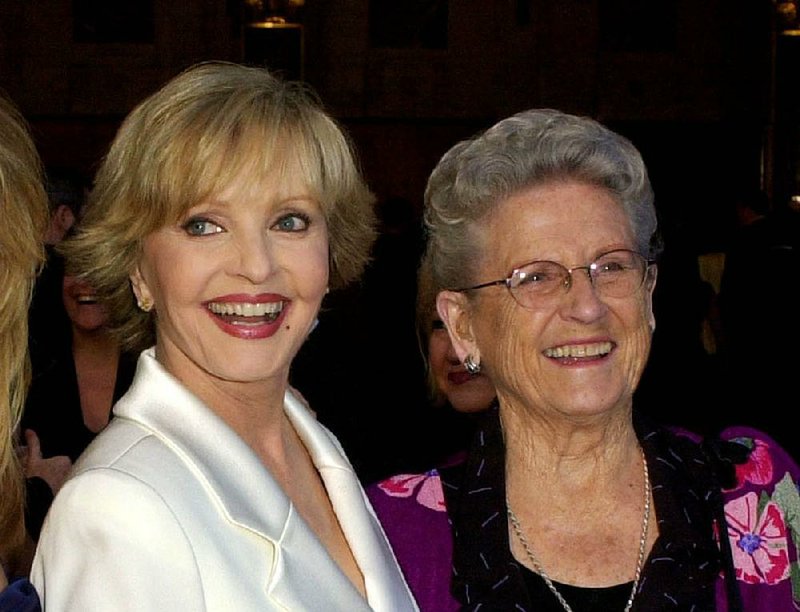 In this March 16, 2003 file photo, "The Brady Bunch" cast members Florence Henderson, left, appears with Ann B. Davis at ABC's 50th Anniversary Celebration in Los Angeles. 