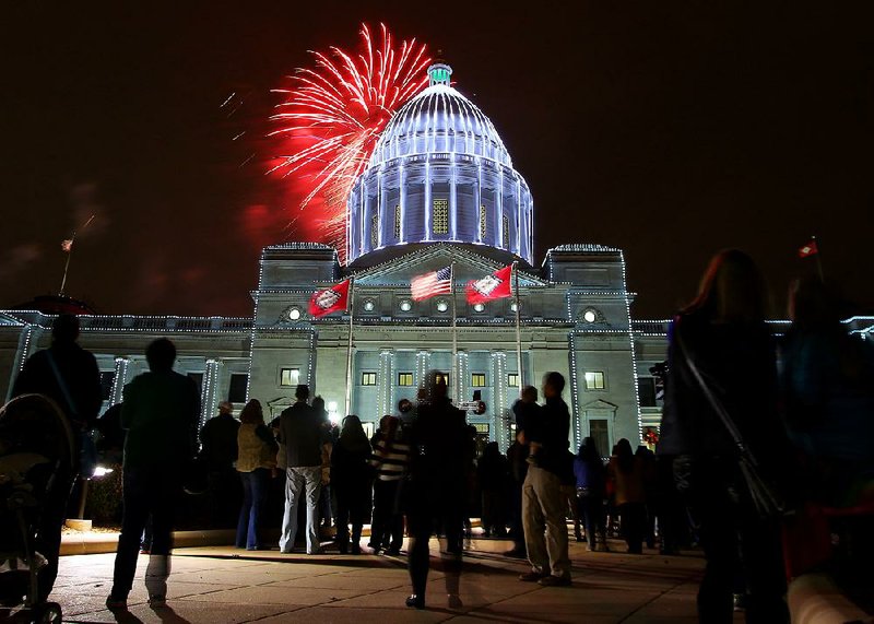 Little Rock’s Big Jingle Jubilee Holiday Parade leads from downtown to the state Capitol for the annual capitol lighting and fireworks. This year’s event starts at 3 p.m. Saturday from Second Street and Broadway