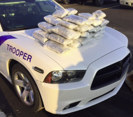 Police seized 41 pounds of marijuana from a Tennessee man Saturday, a prosecuting attorney said. 
