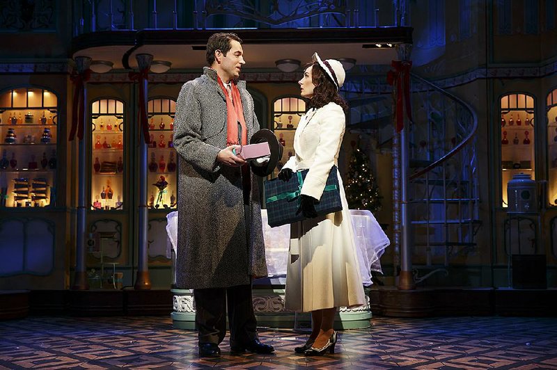 Laura Benanti and Zachary Levi star in She Loves Me. The Broadway show shows up on big screens Thursday.
