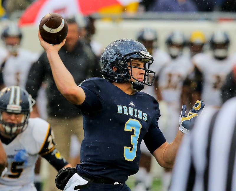 Pulaski Academy quarterback Layne Hatcher was named the game’s most outstanding player after he passed for 405 yards and tied a championship game record with six touchdown passes.