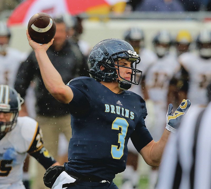 Pulaski Academy quarterback Layne Hatcher is 27-1 in two seasons as the Bruins' starting quarterback. Hatcher has won two state championships with the Bruins.