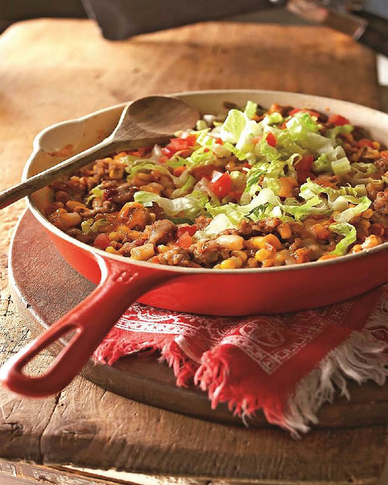 Mexican Rice and Bean Skillet With Chorizo 
