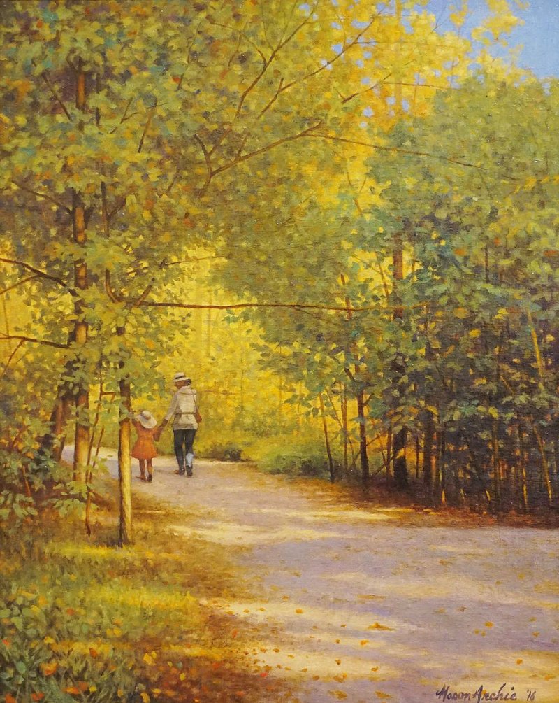 Pathway to Theodore Roosevelt Island and other works by Mason Archie, Wade Hampton and Dean Mitchell are on display at Hearne Fine Art through Dec. 21. There’s a reception at the gallery, 1001 Wright Ave., Suite C, Little Rock, 5:30-8 p.m. Friday. Hours are 9 a.m.-5 p.m. Monday-Friday, 10 a.m.-6 p.m. Saturday. Call (501) 372-6822.
