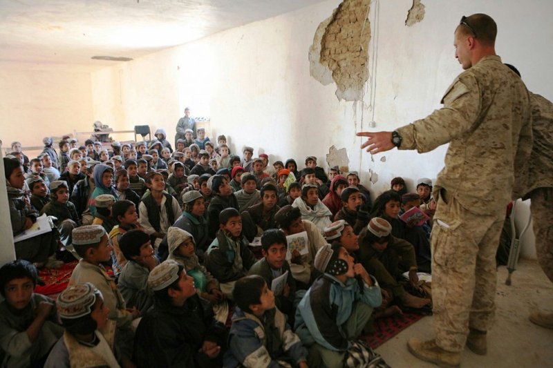 Maj. Jason Brezler is shown here as a captain serving with 3rd Battalion, 4th Marine Regiment, in Afghanistan.