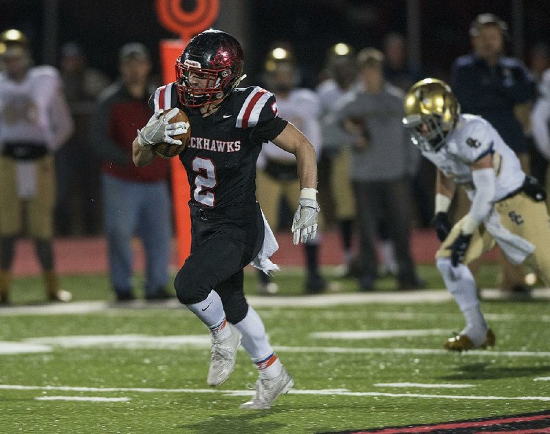 Pea Ridge running back Zaine Holley has nine games this season in which he’s rushed for at least 100 yards, including a 148-yard performance during the Blackhawks’ 53-28 upset victory over Nashville in the second round.