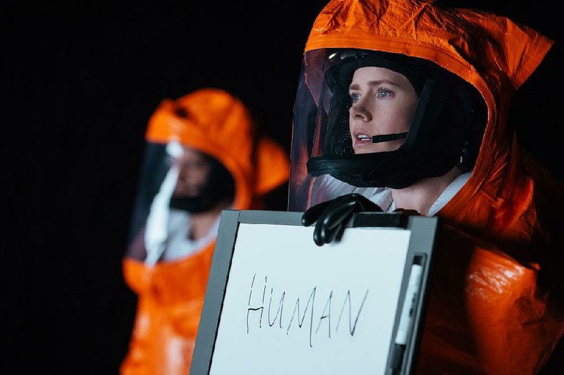 Amy Adams stars as Louise Banks in Paramount Pictures’ Arrival. It came in third at last weekend’s box office and made about $7.3 million.