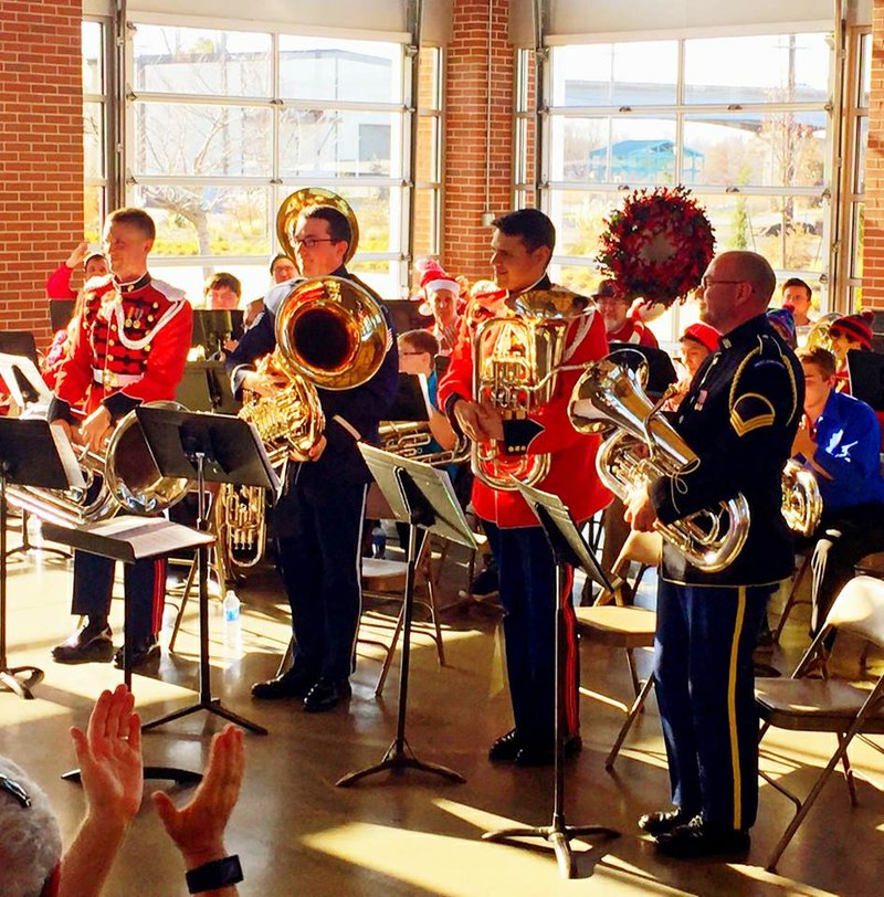 Tuba Christmas- Christmas concert for local amateur and professional tuba, euphonium and baritone players, registration at 9 a.m.; rehearsal at 9:30 a.m.; concert at 11:30 a.m. Saturday, Riverfront Pavilion in Fort Smith. Free.