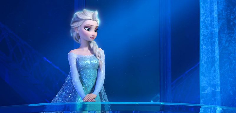 Elsa the Snow Queen gazes at an uncertain future in Frozen. The hugely popular 2013 film airs at 7 p.m. today on ABC, followed at 9 by a special on the making of the film.