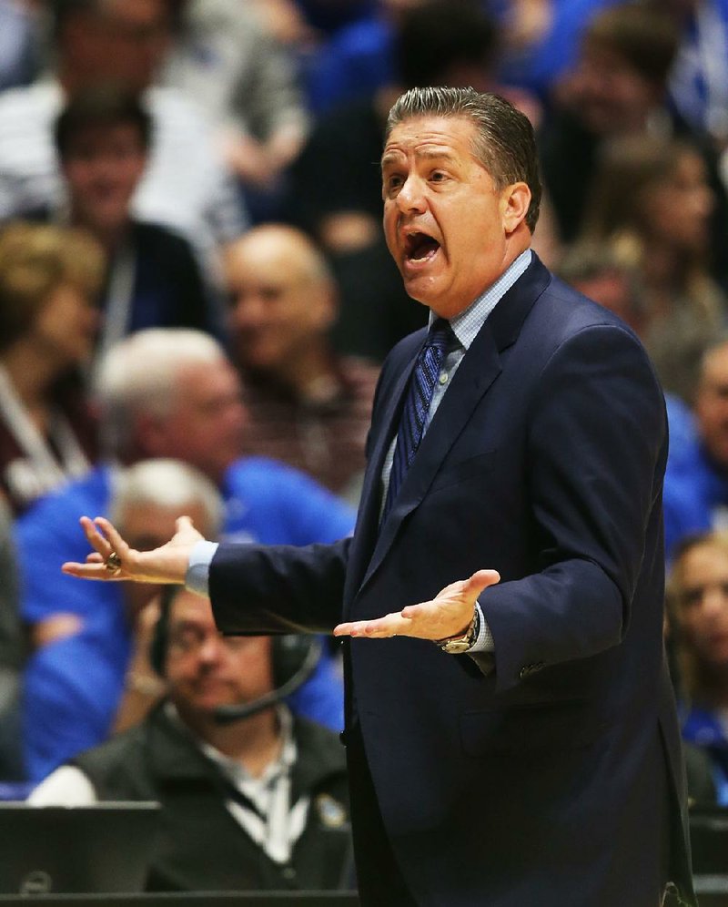 Kentucky men’s basketball Coach John Calipari and his wife aren’t too thrilled with their son Brad, a freshman guard for the Wildcats, after he had a large tattoo inked on his chest that says “Earned Not Given.”