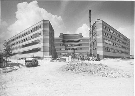 The Sentinel-Record/File photo UNDER CONSTRUCTION: The new St. Joseph's Regional Health Center, under construction in 1991 off Higdon Ferry Road. The hospital is now called CHI St. Vincent Hot Springs.
