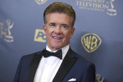 In this Sunday, April 26, 2015, file photo, Alan Thicke poses in the pressroom at the 42nd annual Daytime Emmy Awards at Warner Bros. Studios in Burbank, Calif. 