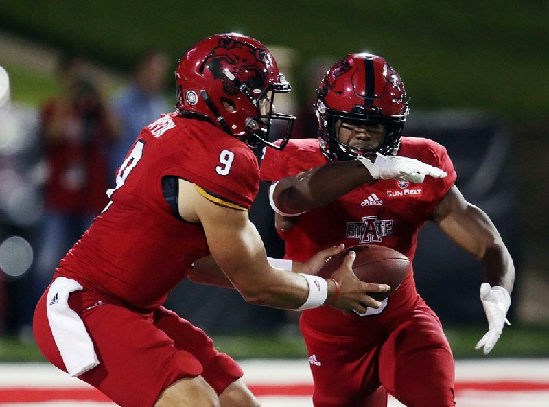 Arkansas State running back Warren Wand (right) is coming off his best game, when he rushed for 135 yards and 1 touchdown and had 64 yards receiving against Texas State