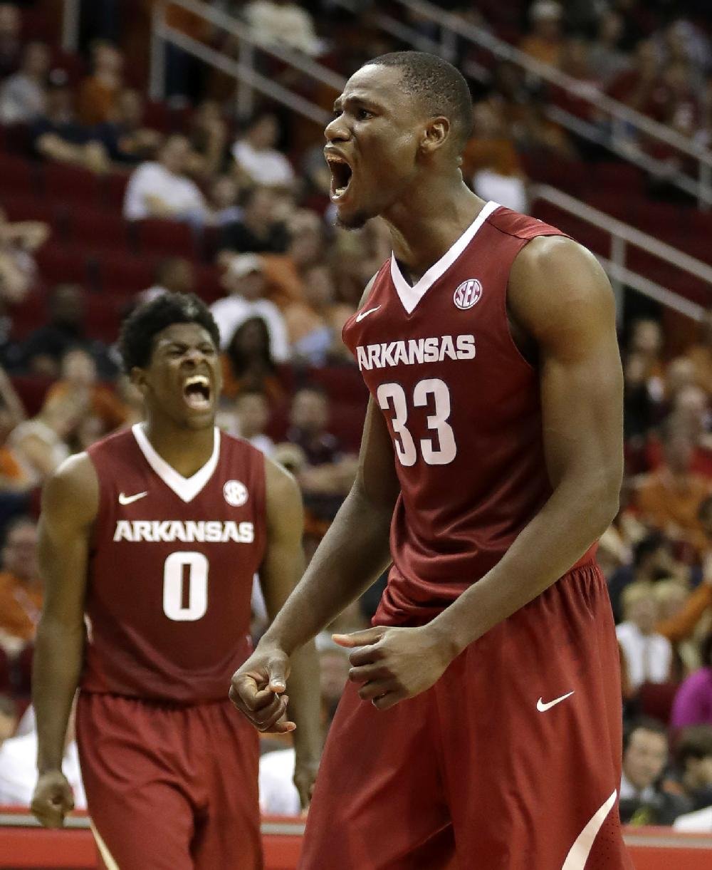 Arkansas beats Texas 7774 The Arkansas DemocratGazette Arkansas