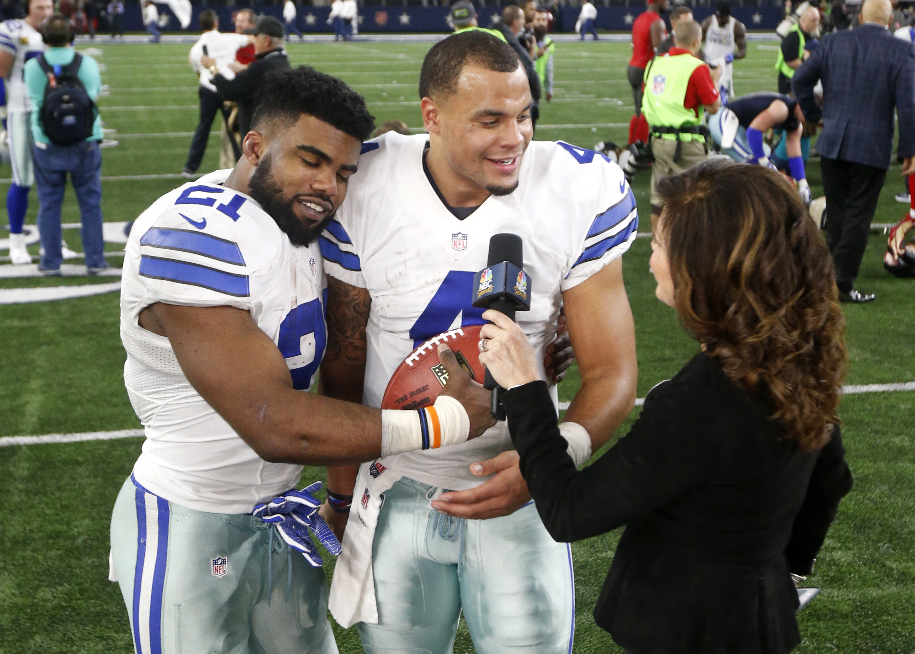 Cowboys' Ezekiel Elliott, Dak Prescot fined for Salvation Army