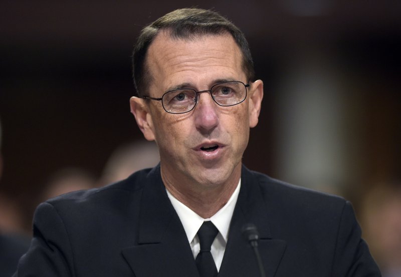 U.S. Chief of Naval Operations Adm. John Richardson testifies Sept. 15 on Capitol Hill in Washington.