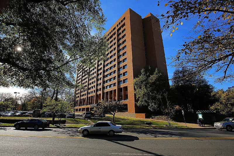 Parris Towers, senior public housing apartments at 1800 Broadway in Little Rock, are shown in this Thursday, Nov. 12, 2015, file photo. (Arkansas Democrat-Gazette/STEPHEN B. THORNTON)