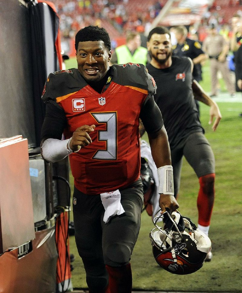 Jameis Winston and the Tampa Bay Buccaneers can clinch a playoff berth by beating New Orleans today, along with losses by Green Bay, Detroit and Washington.