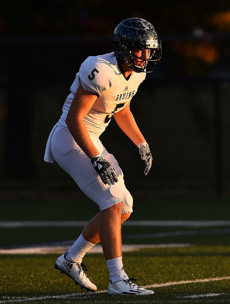 Pulaski Academy senior safety Hayden Henry had a teamhigh 14 tackles in the Class 5A championship game.
