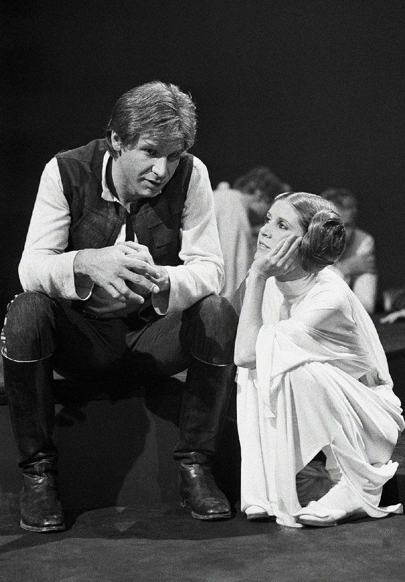 Made famous in 1977 by her role as Princess Leia (left), Carrie Fisher went on to become an author who used her real-life struggles with bipolar disorder, depression and substance abuse as a starting point for comic works and a one-woman stage show.