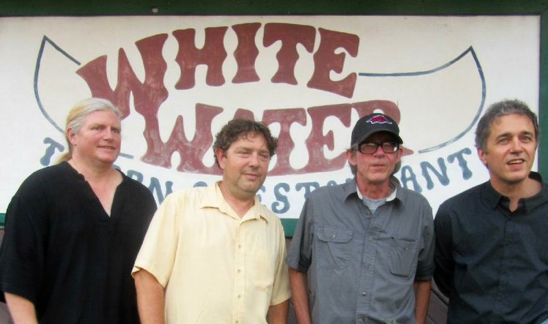 Mojo Depot — (from left) Tyndall Jackson, Jason Adams, John Wright and Rob Moore — performs today at the White Water Tavern.
