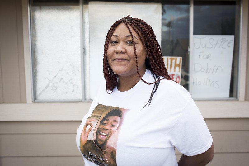 Sarah Coleman's son Dalvin Hollins was fatally shot by police after a robbery in Tempe, Ariz.  
