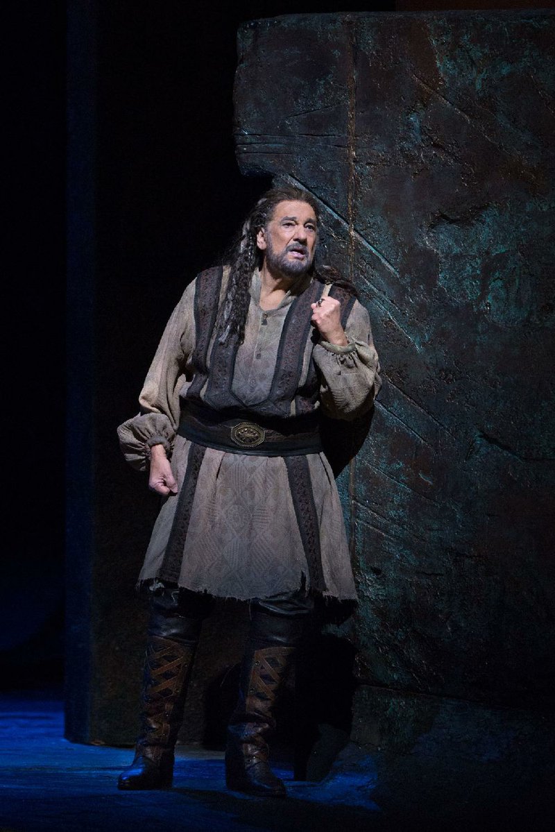 Placido Domingo sings the title role in Verdi’s Nabucco on Saturday at the Metropolitan Opera.