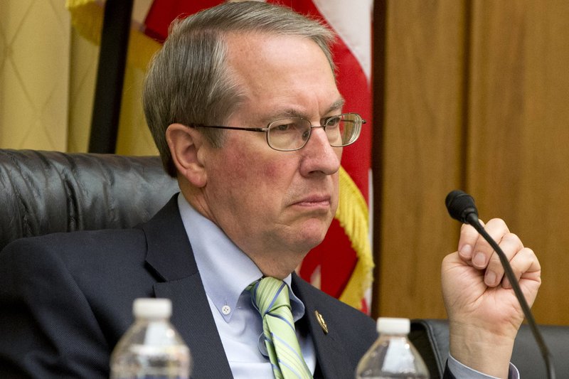 In this May 19, 2015, file photo, House Judiciary Committee Chairman Rep. Bob Goodlatte, R-Va., listens to testimony on Capitol Hill in Washington. House Republicans on Monday, Jan. 2, 2017, voted to eviscerate the Office of Congressional Ethics. 