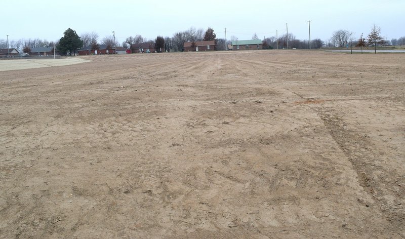 Photo by Mike Eckels The new Decatur Soccer Complex near Edmiston Park in Decatur was completed Dec. 13 and soon will be ready for its first game. The ground is seeded but the grass needs to take root and grow before the field can support the riggers of a soccer game.