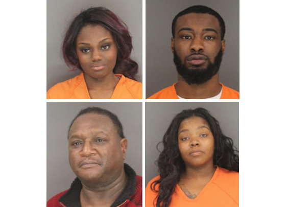 Clockwise from top left: Shaquis Smith, Tryone Parks Jr., Felicia Mitchell and Oliver Willis