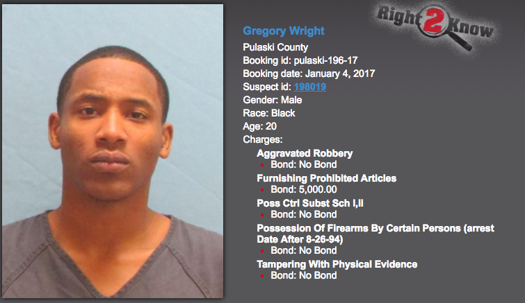 Gregory Wright of North Little Rock