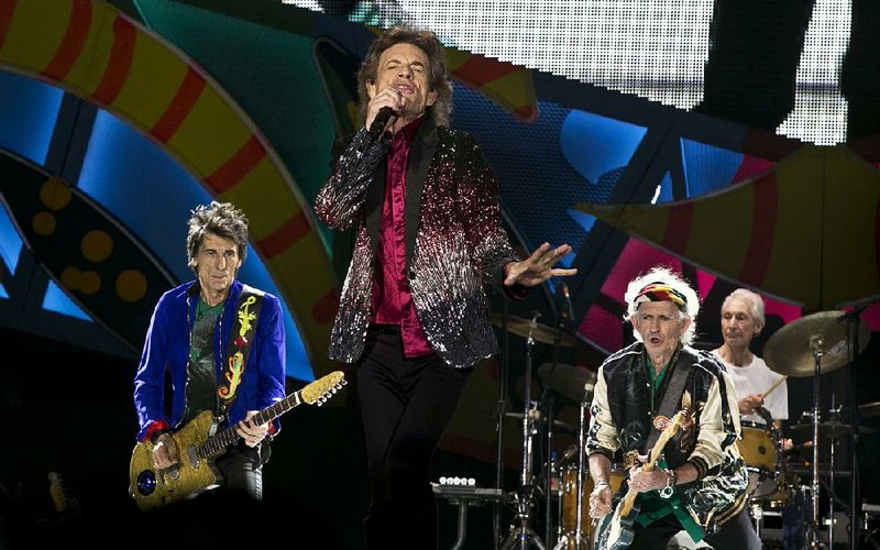 The Rolling Stones — Ron Wood (from left), Mick Jagger, Keith Richards and Charlie Watts — returned to their musical inspiration on an album of classic blues, Blue & Lonesome.
