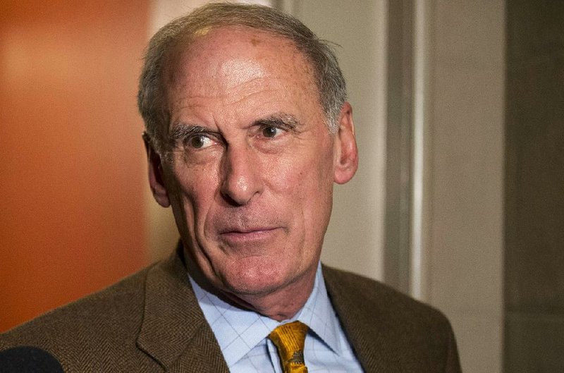In this Dec. 31, 2012 file photo, Sen. Dan Coats, R-Ind. speaks on Capitol Hill in Washington. Coats, in line to be national intelligence director, has swung back and forth between government service and lobbying, the type of Washington career that President-elect Donald Trump has mocked.