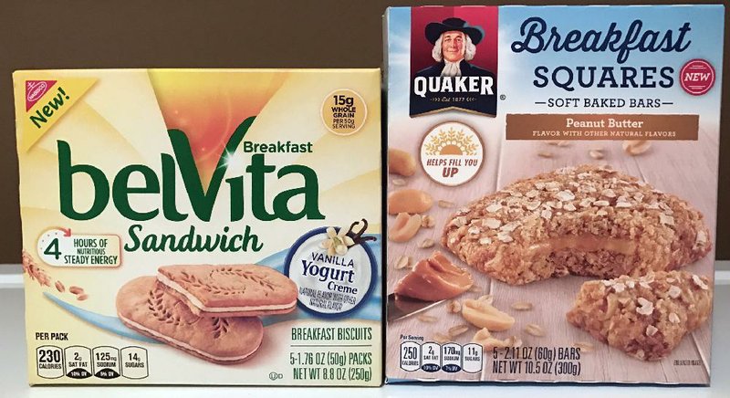 BelVita Breakfast Sandwiches and Quaker Breakfast Squares

