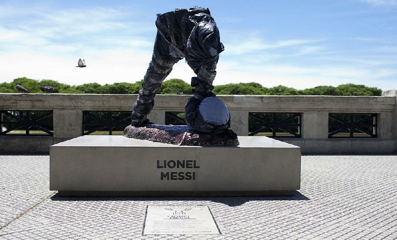 The statue of soccer star Lionel Messi was vandalized in Buenos Aires, Argentina. Vandalism took place Monday after Cristiano Ronaldo was named FIFA’s player of the year and Messi was second. 