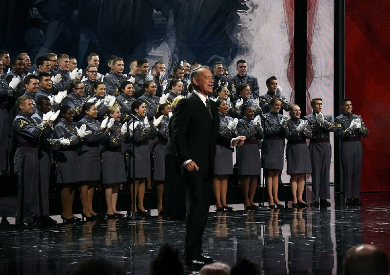 Tom Hanks and the West Point Choir help celebrate the opening of the Smithsonian’s National Museum of African American History and Culture. The special airs at 8 p.m. today on ABC.
