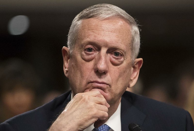 Defense secretary nominee retired Gen. James Mattis (shown) and CIA director nominee Rep. Mike Pompeo  both took hard-line stands against Russia in their confirmation hearings Thursday.
