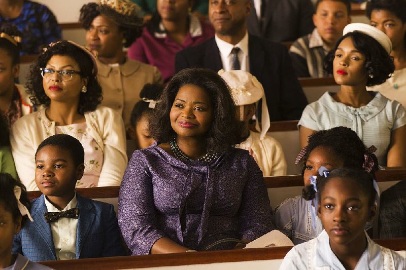 Taraji P. Henson, Octavia Spencer and Janelle Monae star as three brilliant black women working at NASA in Hidden Figures. It came in first at last weekend’s box office and made about $23 million.
