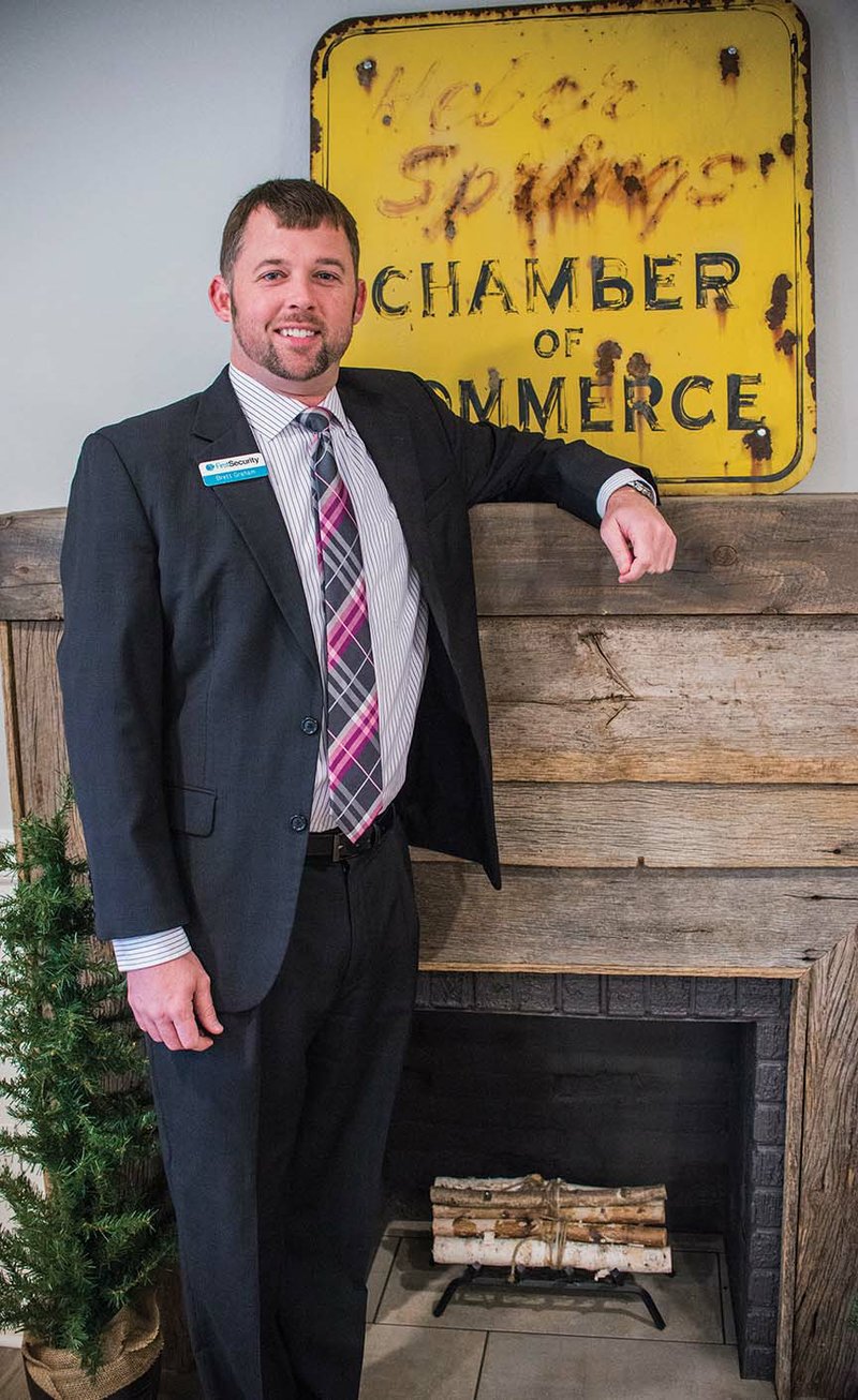 Brett Graham, 33, is the 2017 president of the Heber Springs Area Chamber of Commerce. He is a native of Heber Springs and has been a member of the chamber for three years. Graham is a loan officer at First Security Bank in Heber Springs.