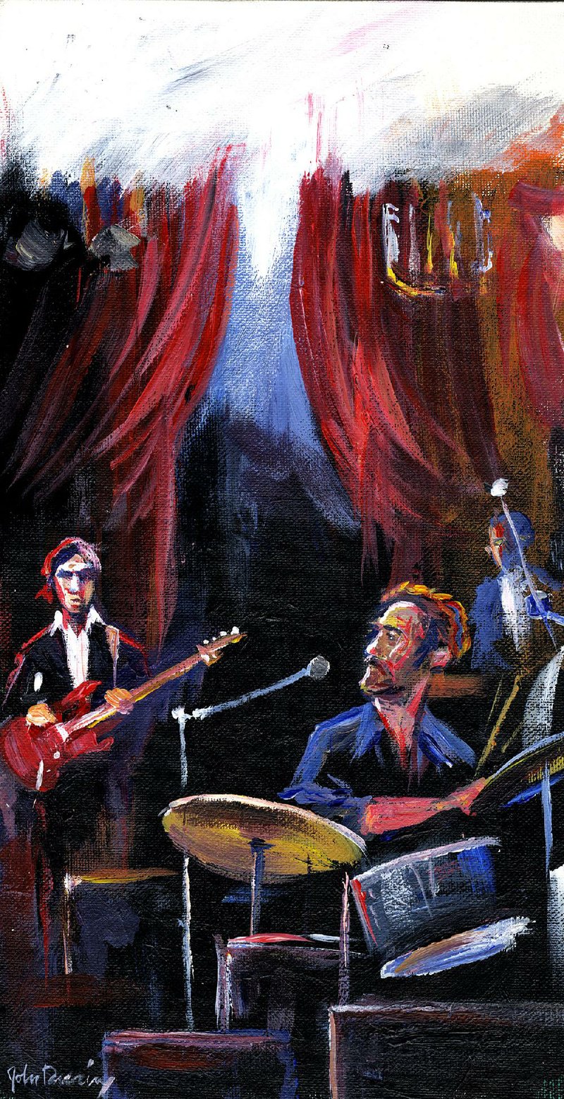 Arkansas Democrat-Gazette Levon Helm illustration. Robbie Robertson (left) and Arkansas native Levon Helm were part of The Band. 