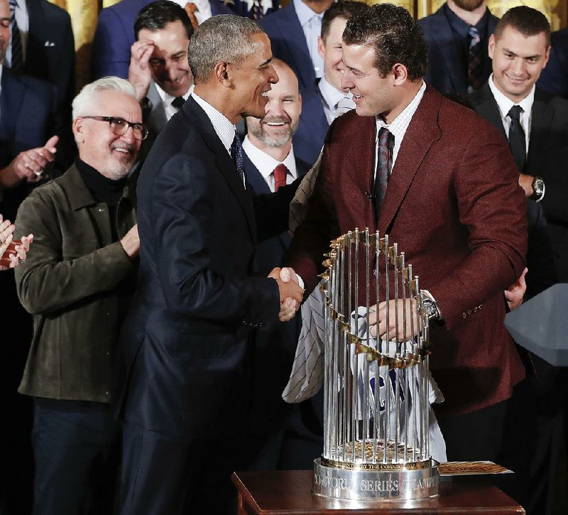 Pres. Obama hosts the Chicago Cubs at the White House