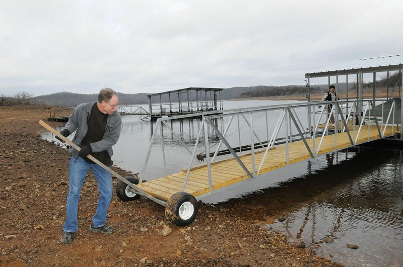 Beaver Lake is generally, but not always, at its lowest level during winter. A rise or fall in the level impacts dock owners and boaters.
