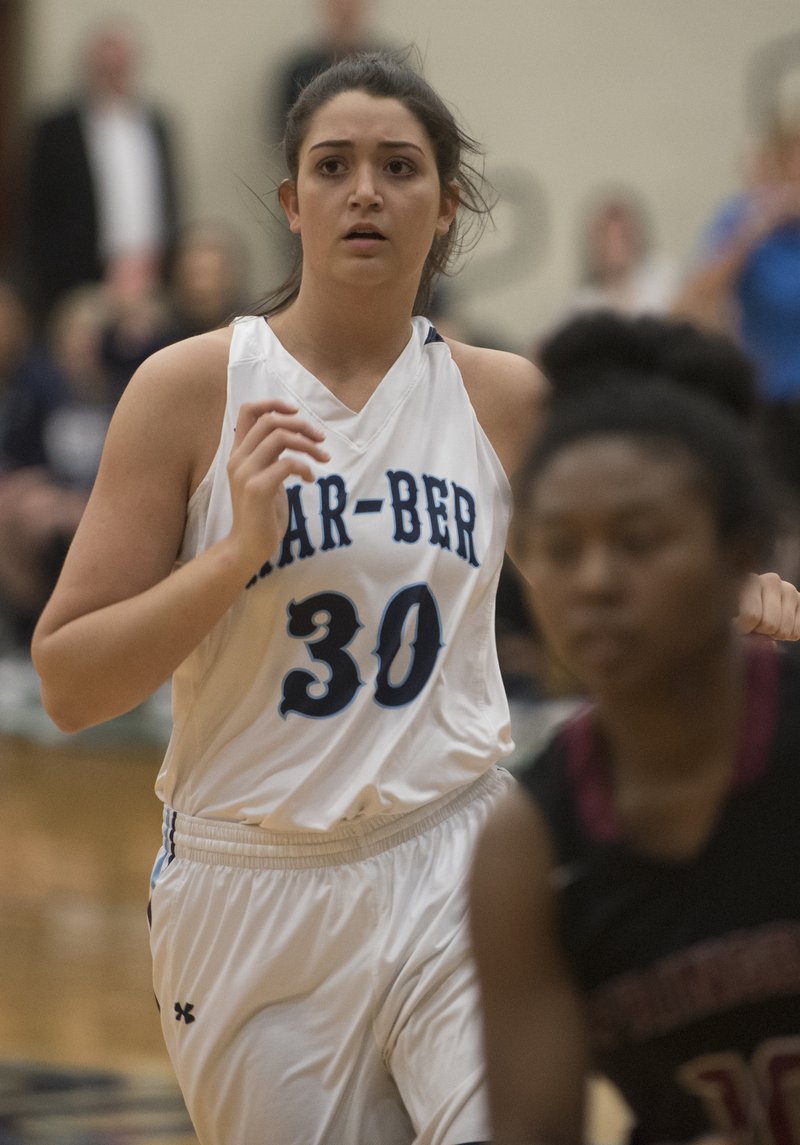 Springdale Har-Ber High School's Karrington Whaley Monday Jan. 9, 2017 against Springdale.