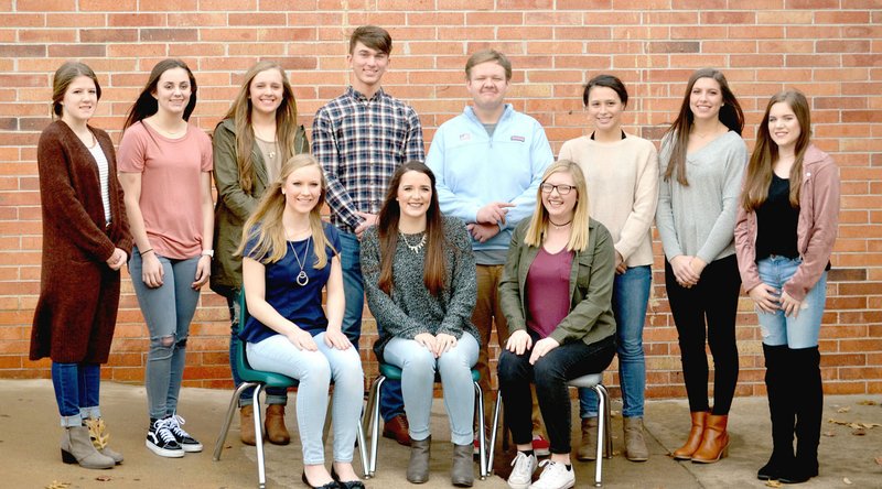 Submitted photo Farmington High School celebrated Colors Day Jan. 13. Members of the Color&#8217;s Day court are front row (from left): seniors Ashley Burfitt, Claudia Oxford, and Lindsey Anderson. Back row: junior Emily Adams, freshman Makenna Vanzant, junior Camryn Journagan, senior Stone Taylor, senior Jack Danenhauer, sophomore Anthea Jones, sophomore Kristen Roman and junior Ariel Birdsong. Not pictured is senior Cade Fenton.