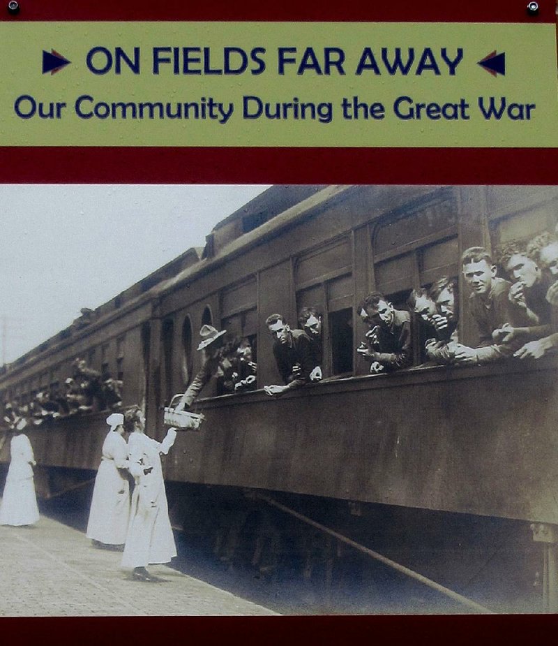 “On Fields Far Away: Our Community During the Great War,” is a new exhibit at Rogers Historical Museum. 