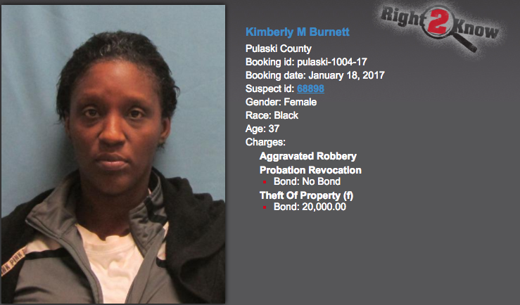 Kimberly Burnett, 37, of North Little Rock